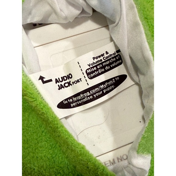 LeapFrog My Pal Scout Talking Plush Dog Green Blue Collar Educational Toy - Picture 13 of 15